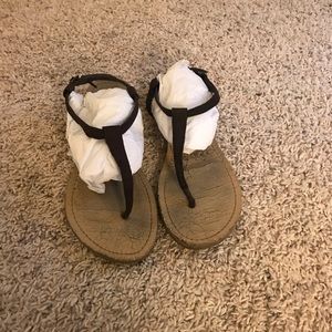 Dark Brown Aero Sandals. Size 6.5.